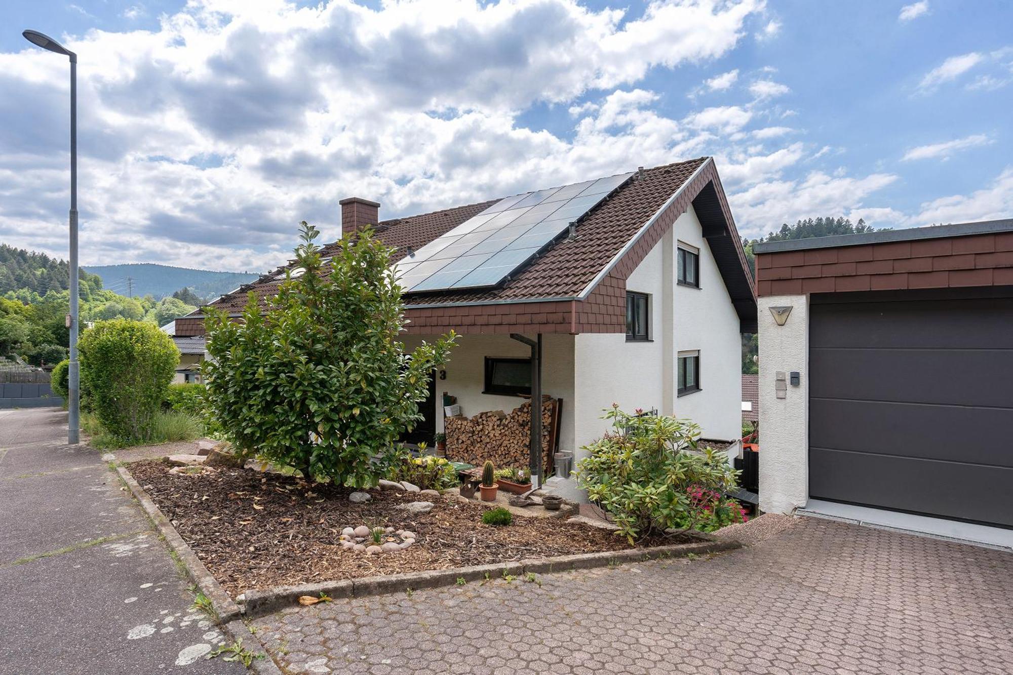 Schlossblickwohnung Schiel Gernsbach Eksteriør bilde